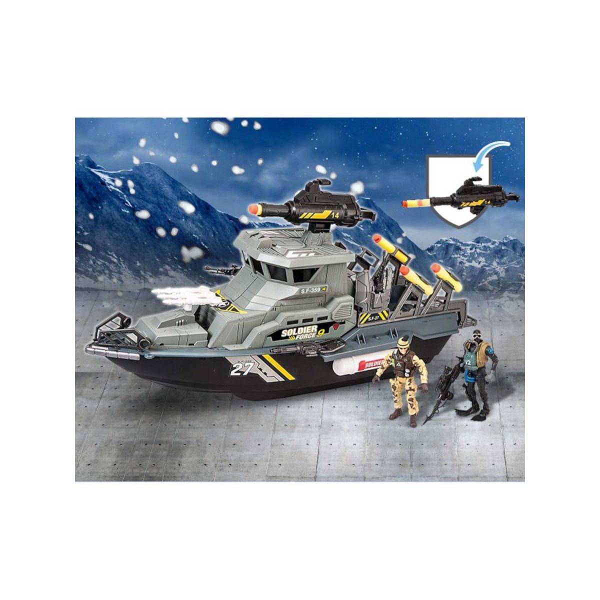 Sunman Soldier Force Askeri Gemi Oyun Seti