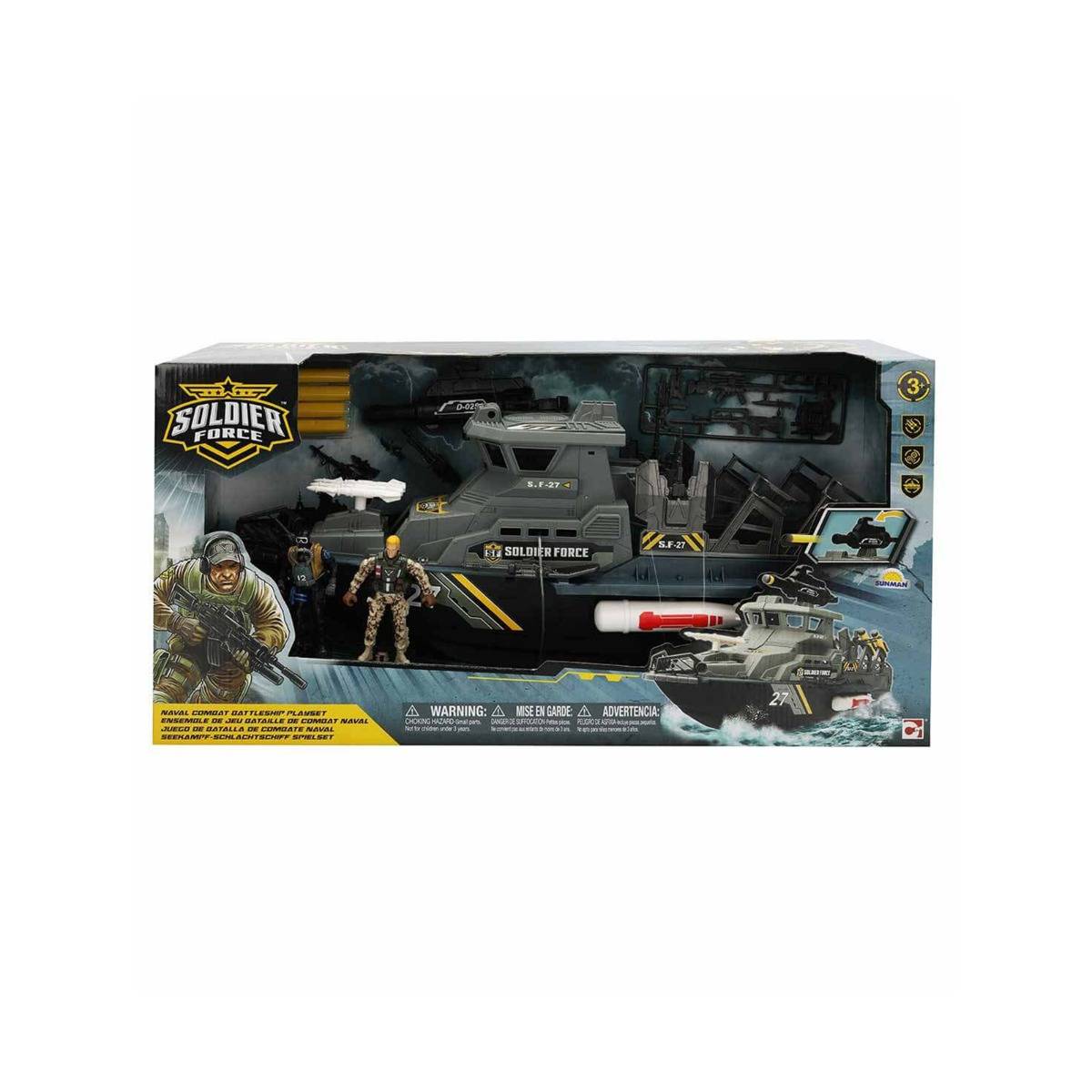 Sunman Soldier Force Askeri Gemi Oyun Seti