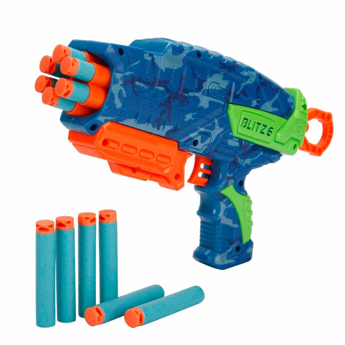 Air Warriors Blitz-6 12 Mermili Sünger Dart Atan Silah - 28 cm