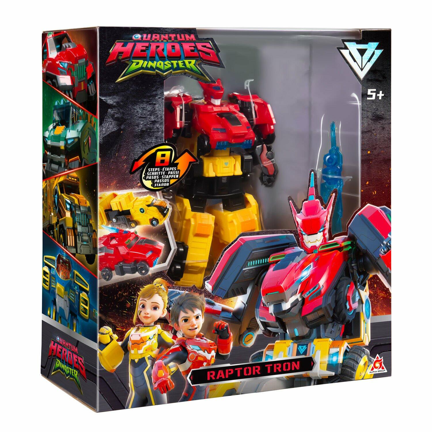 Dinoster Raptor Tron Transformer Dönüşen Figür