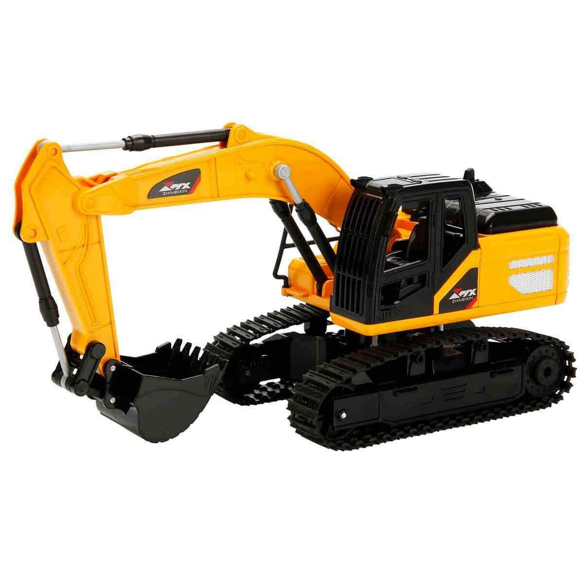 Uzaktan Kumandalı 5 Fonksiyonlu Kepçe 30 cm | Şarjlı Ekskavatör İş Makinesi | Hareketli Kollu ve USB Şarjlı RC Kepçe