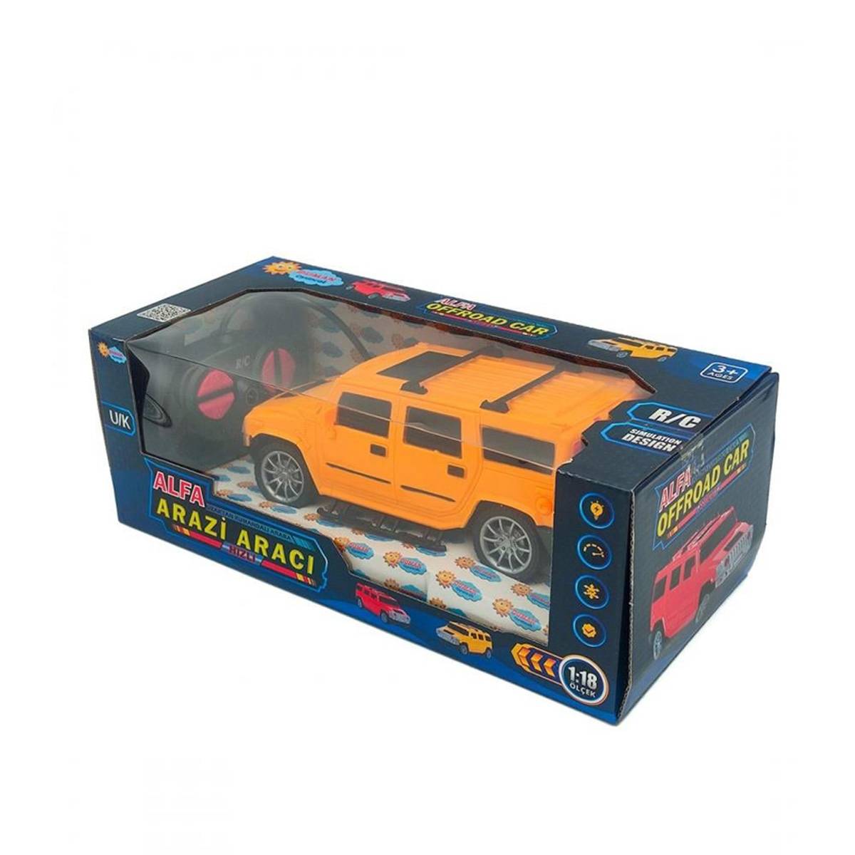 Uzaktan Kumandalı Şarjlı 1:18 Hummer Model Araba