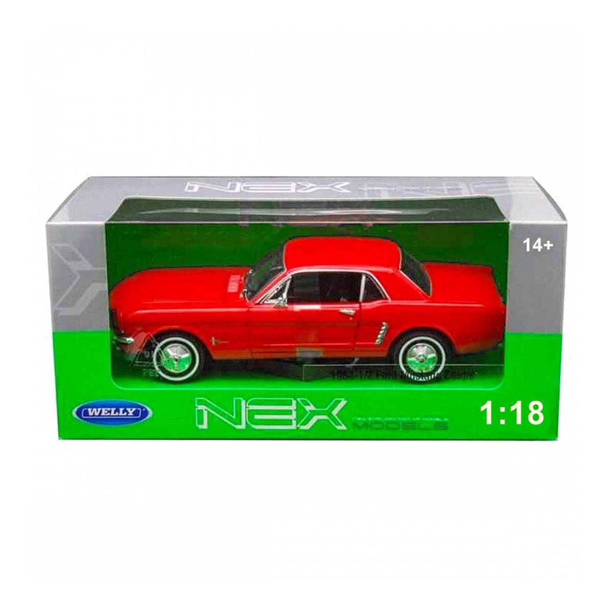 Welly 1:18 1964 1/2 Ford Mustang Model Araba