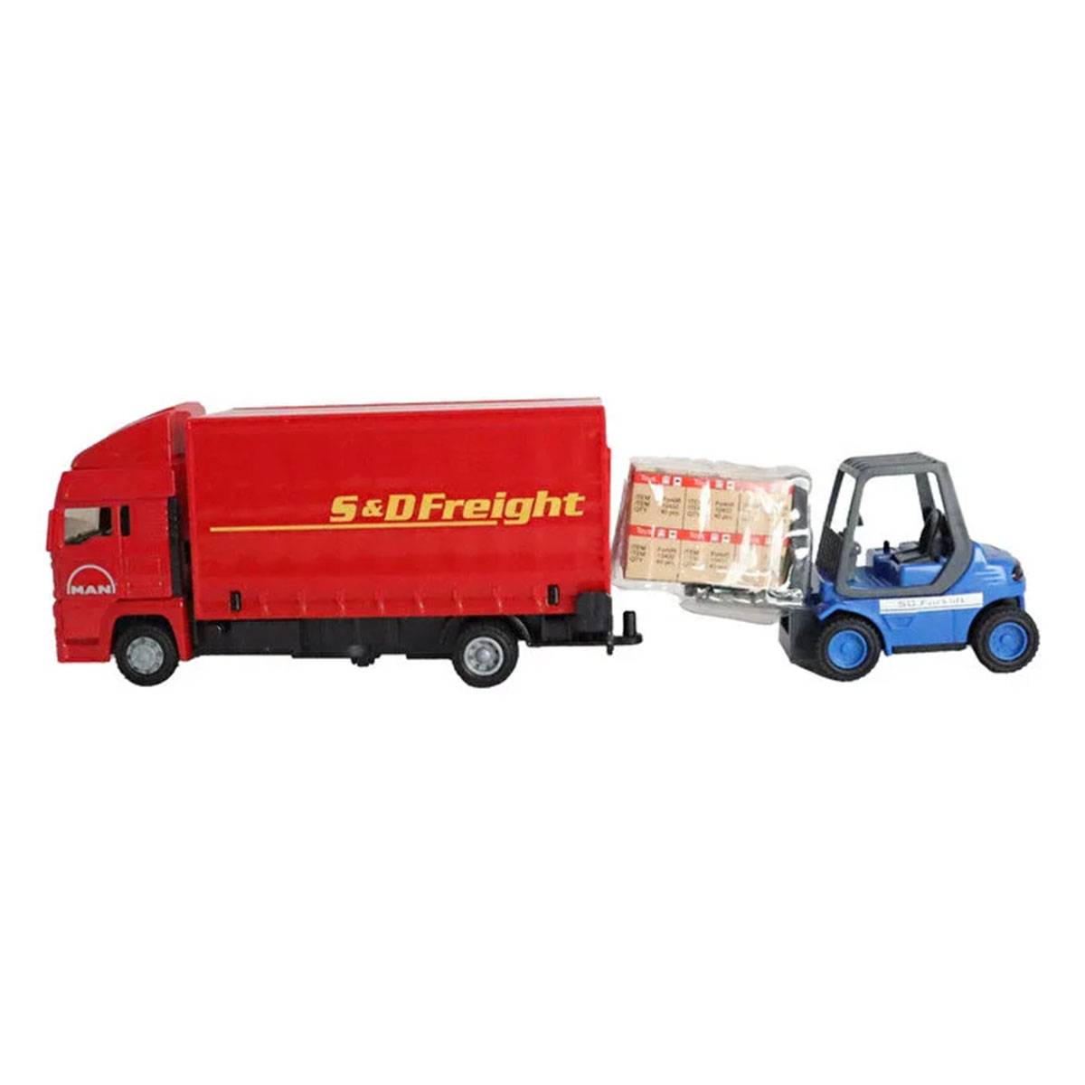 Teama 1:48 Man Kargo Kamyonu / Forklift Seti