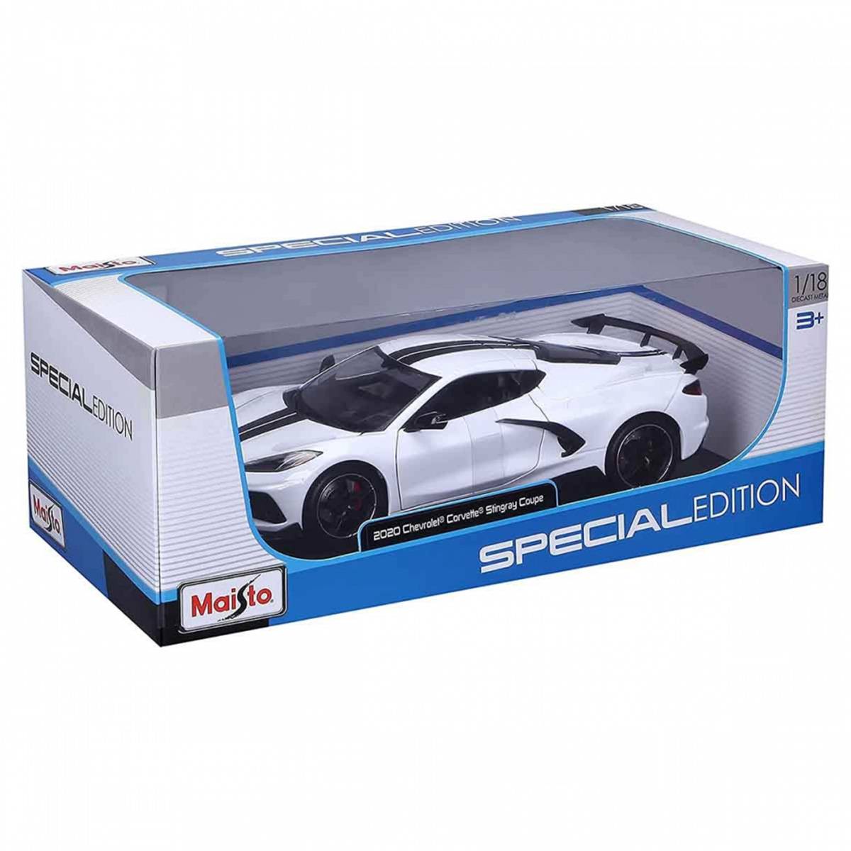 Maisto 1:24 2020 Chevrolet Corvette Stingray Model Araba