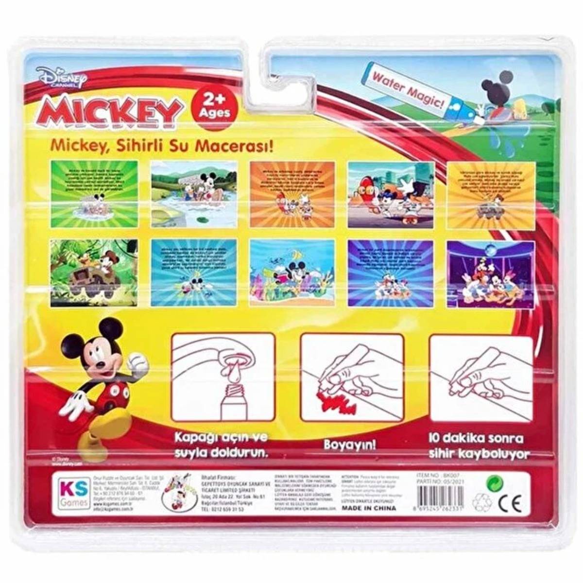 Mickey Mouse Sihirli Boyama Kitabı