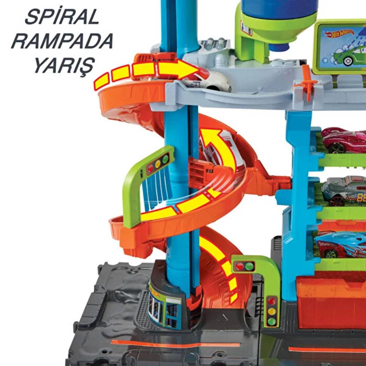 Hot Wheels Mega Araba Yıkama Kulesi
