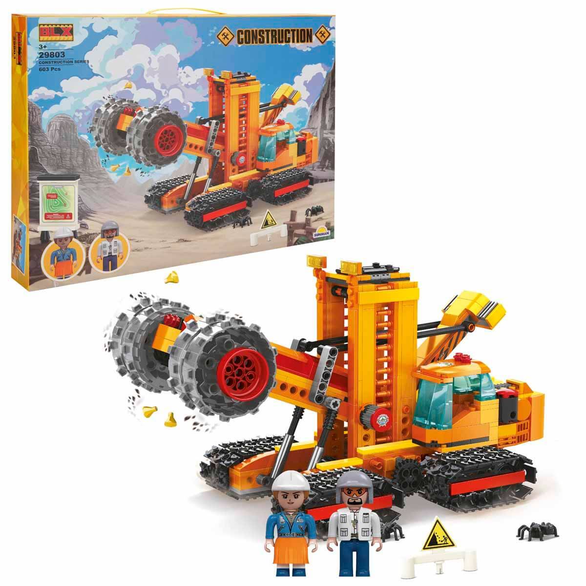 BLX Construction İnşaat Aracı Yapı Seti 603 Parça