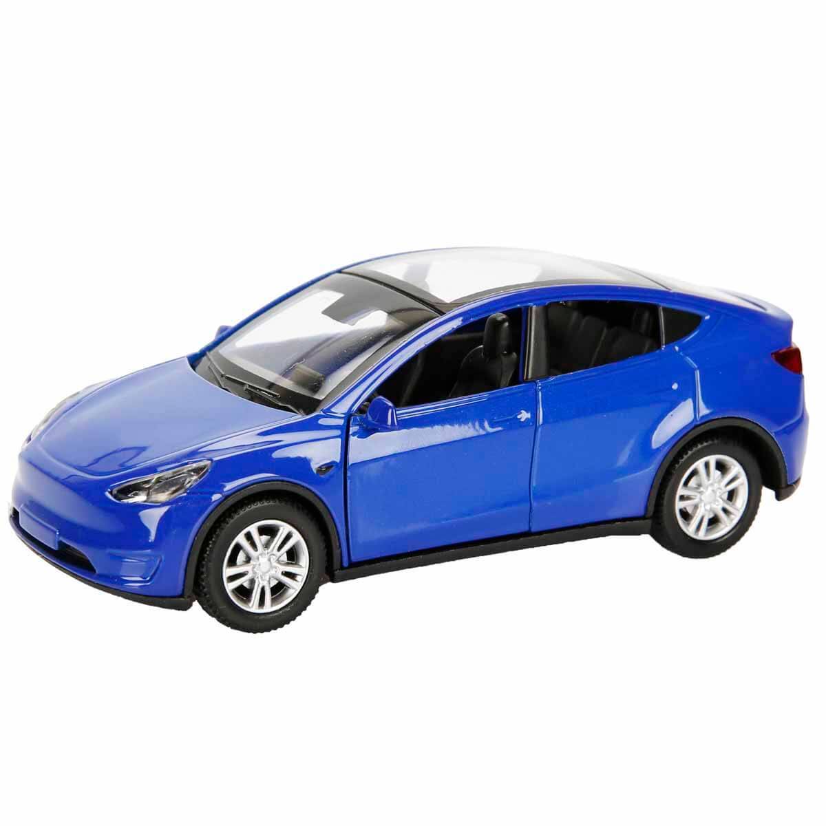 1:36 Tesla-Y Sesli ve Işıklı Die Cast Çek Bırak Araba