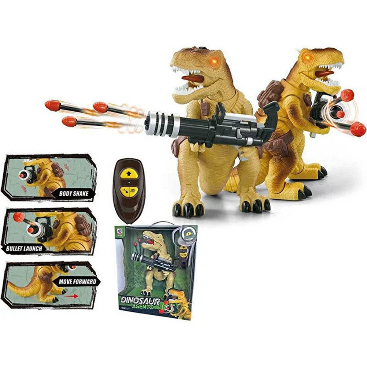 Dart Atan Uzaktan Kumandalı Dinozor