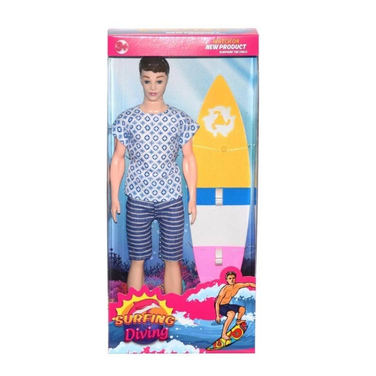 Kutulu Sörf Yapan Erkek Bebek