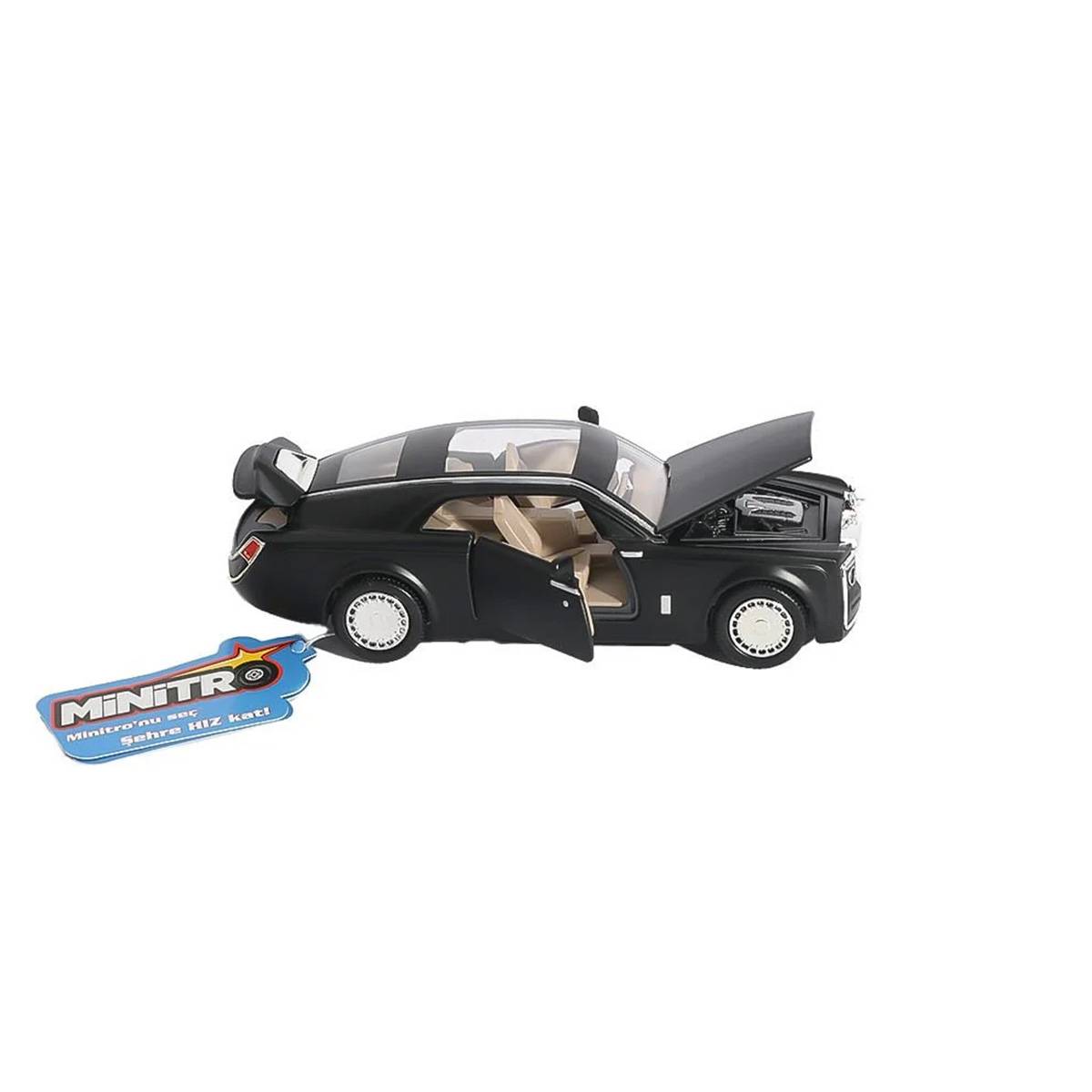 1 : 36 Metal Çek Bırak Sesli Işıklı Makam Arabası