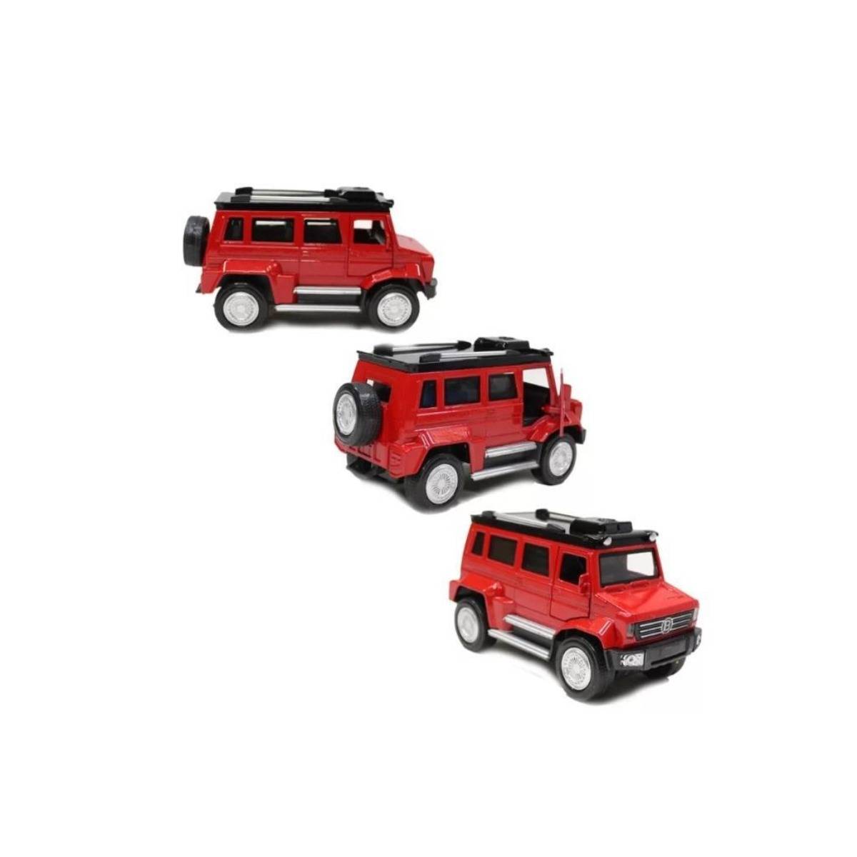 Çek Bırak Işıklı Sesli Metal Jeep (12 cm)