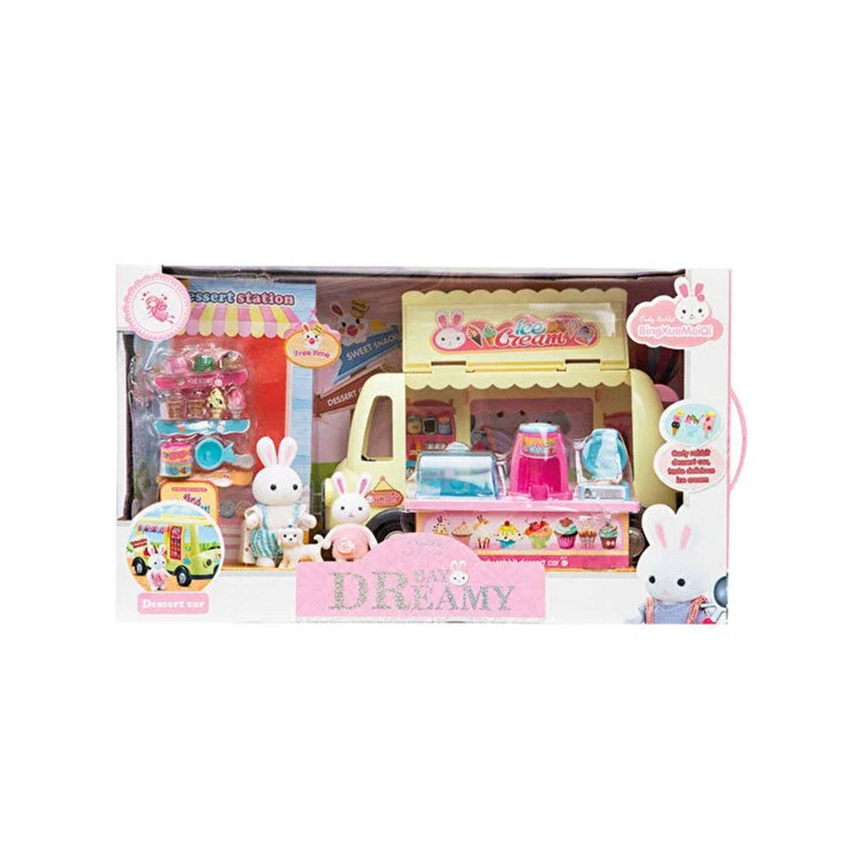Bay Dreamy Mini Tavşan Dondurma Karavanı Oyun Seti