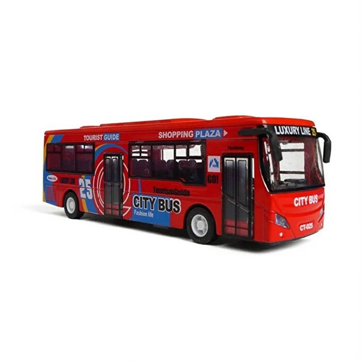 Sesli Işıklı Die Cast Otobüs