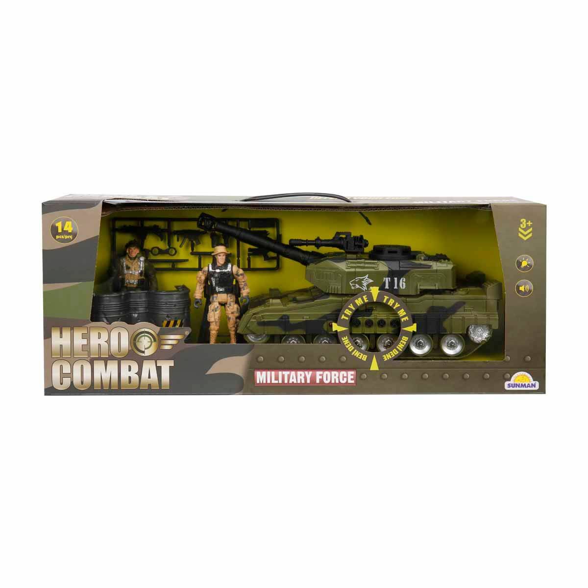 Sesli ve Işıklı Askeri Tank Oyun Seti