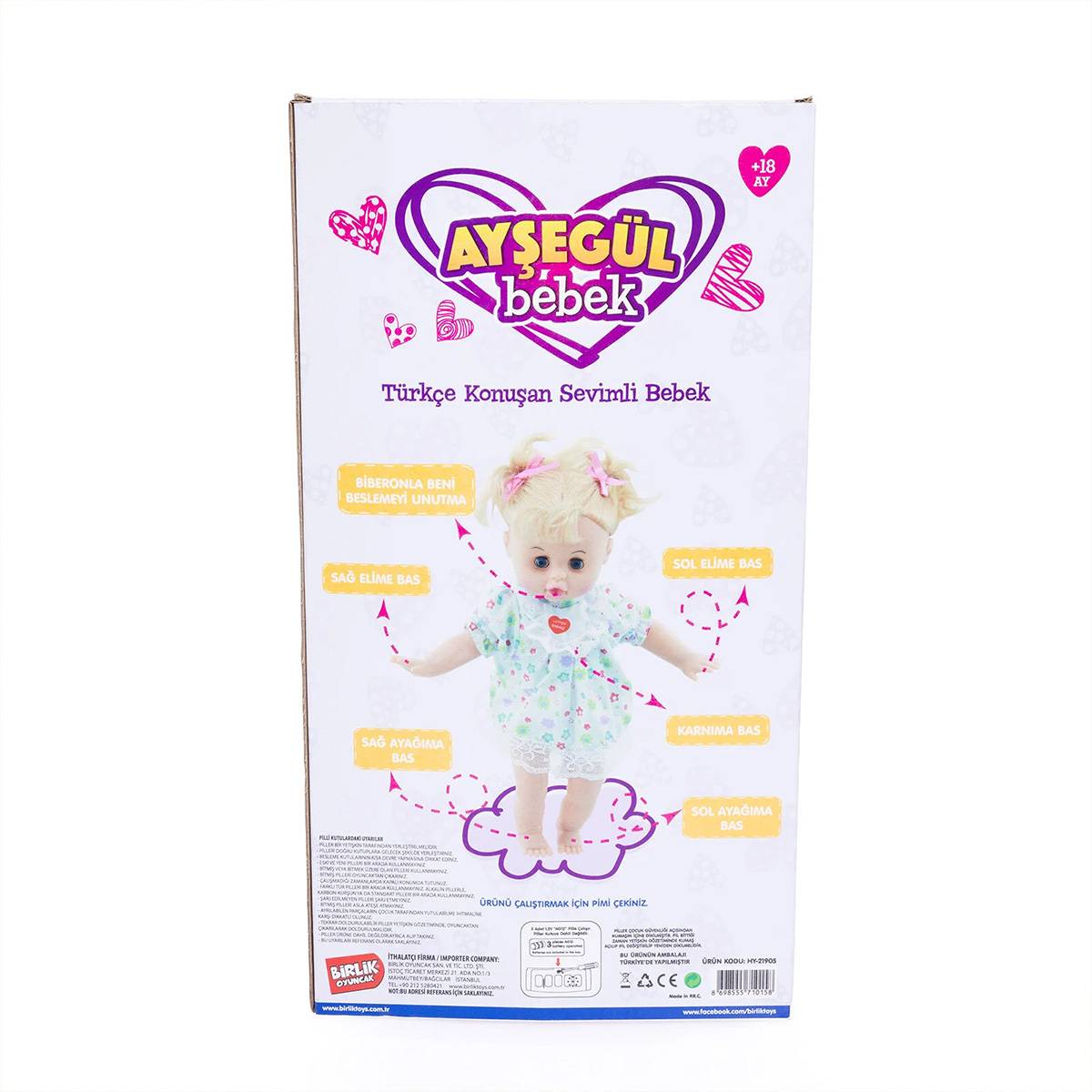Birlik Oyuncak Türkçe Konuşan Ayşegül Bebek