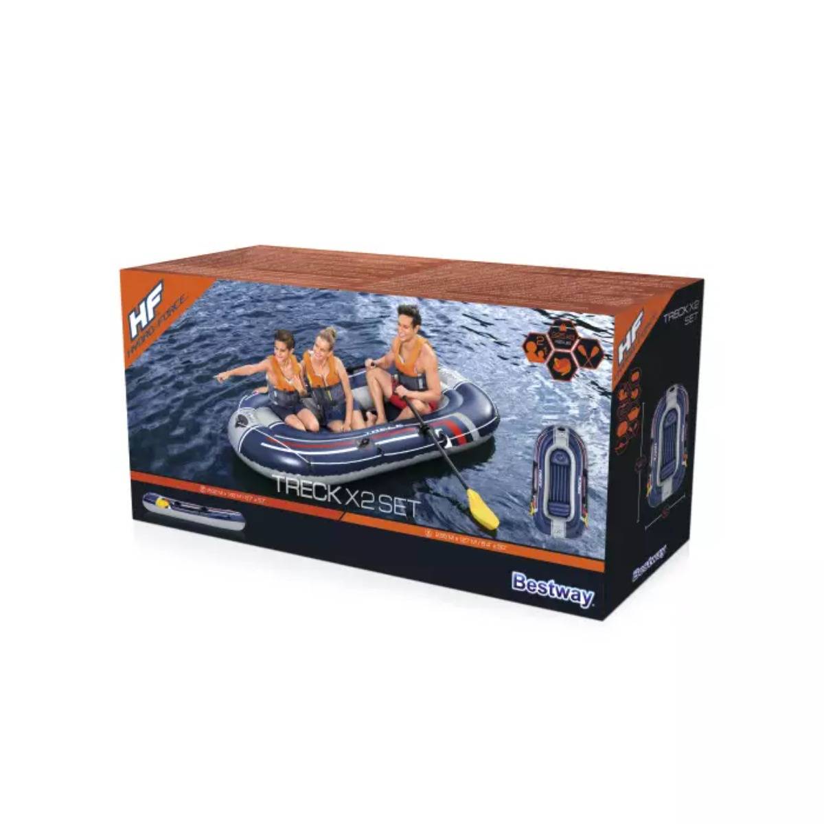 Bestway Hydro Force Raft Bot Set 262x141 cm 3 Kişilik