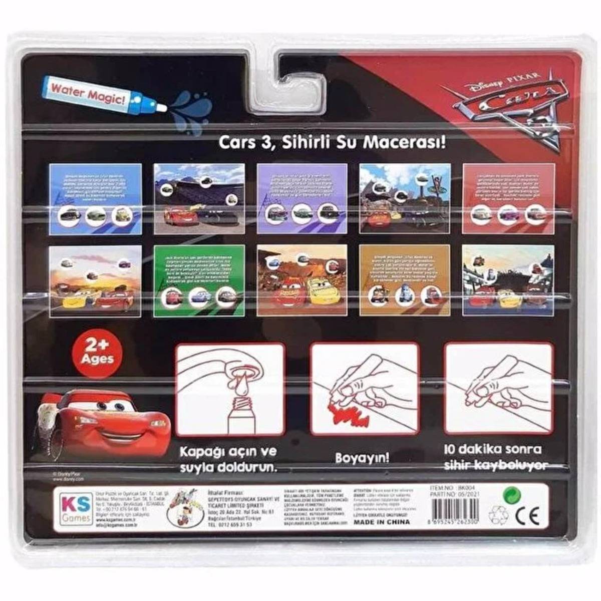 Cars Sihirli Boyama Kitabı