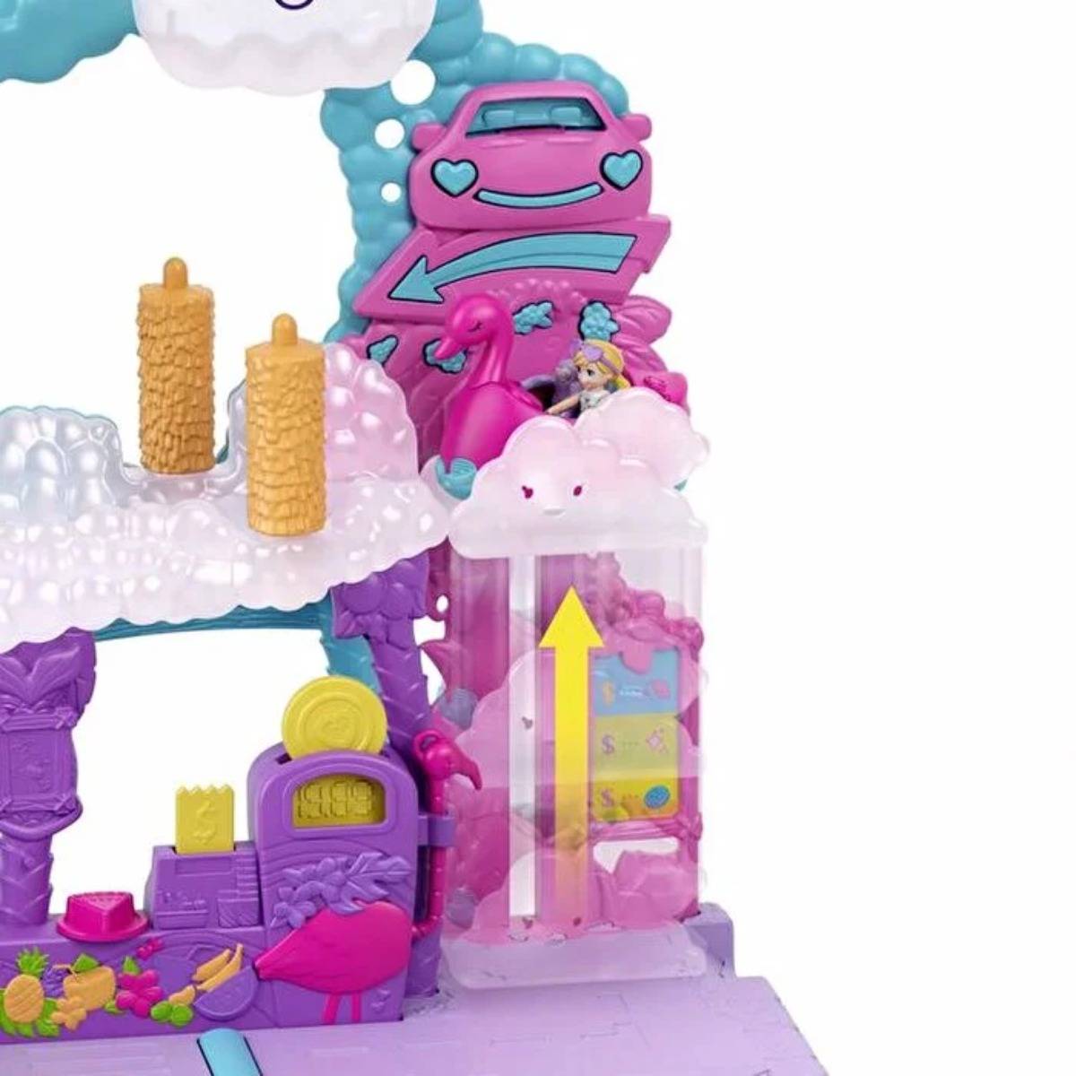 Polly Pocket Flamingo Araba Su Eğlencesi Seti