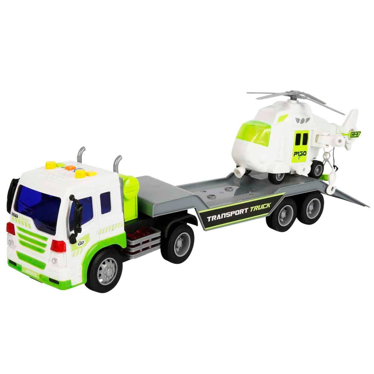 1:16 Maxx Wheels Sesli ve Işıklı Transporter Tır