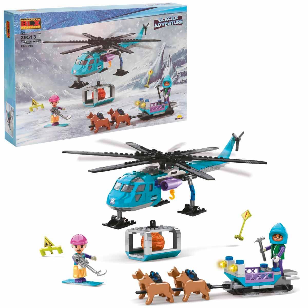 BLX Glacier Keşif Helikopteri ve Kızak Yapı Seti