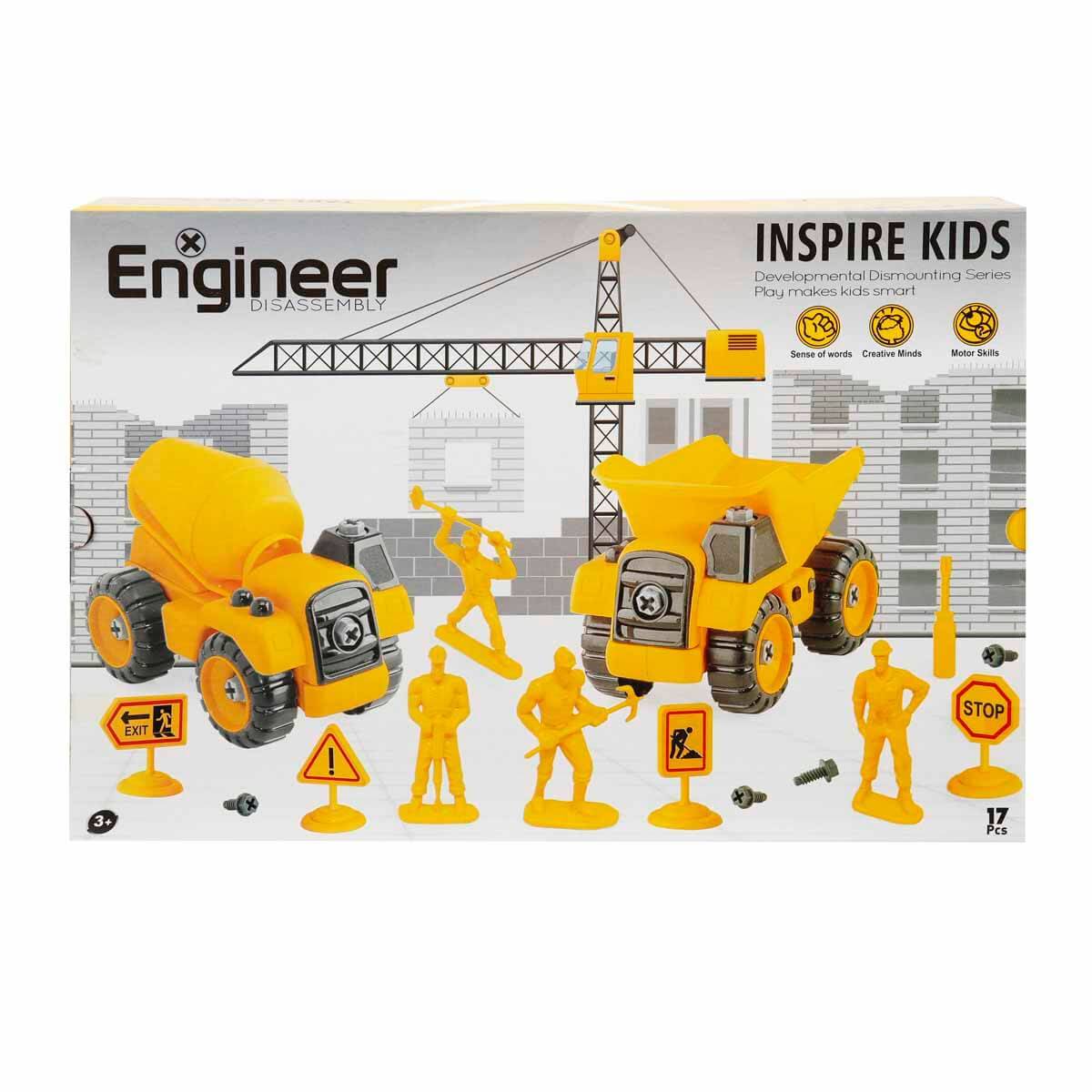 17 Parça Sök-Tak Kamyon Oyun Seti