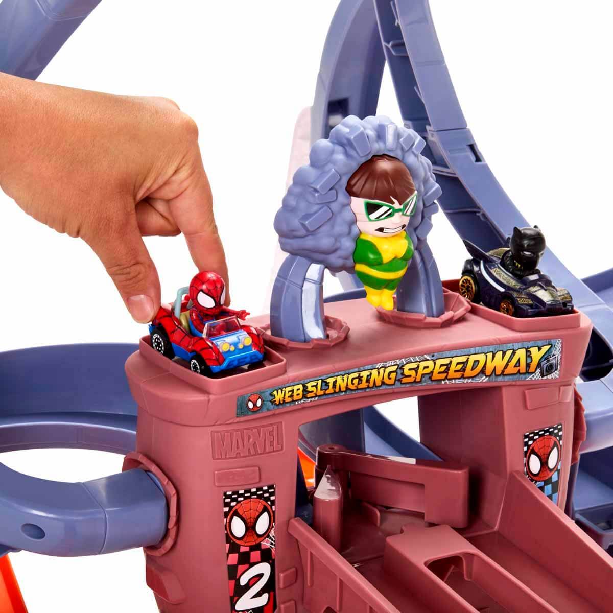 Hot Wheels RacerVerse Marvel 2 Araçlı Pist Seti