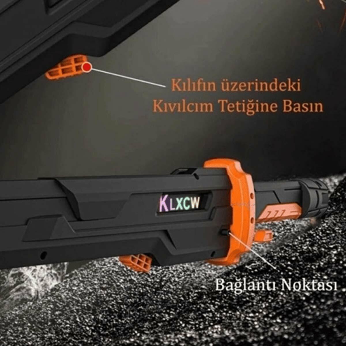 80 CM Kıvılcım Ve Buhar Çıkartan Kılıç | Işıklı Sesli Cosplay Canavarı | Efektli Oyuncak Kılıç