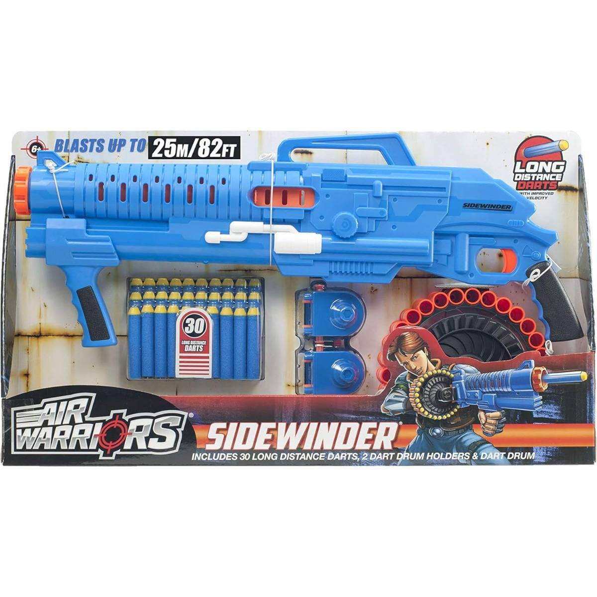 Buzz Bee Ultra-Tek Sidewinder Blaster 30 Sünger Mermi