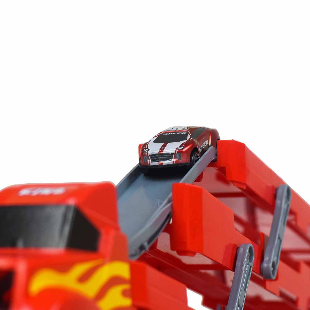 3 Katlı 3 Araçlı Taşıyıcı Tır Oyun Seti