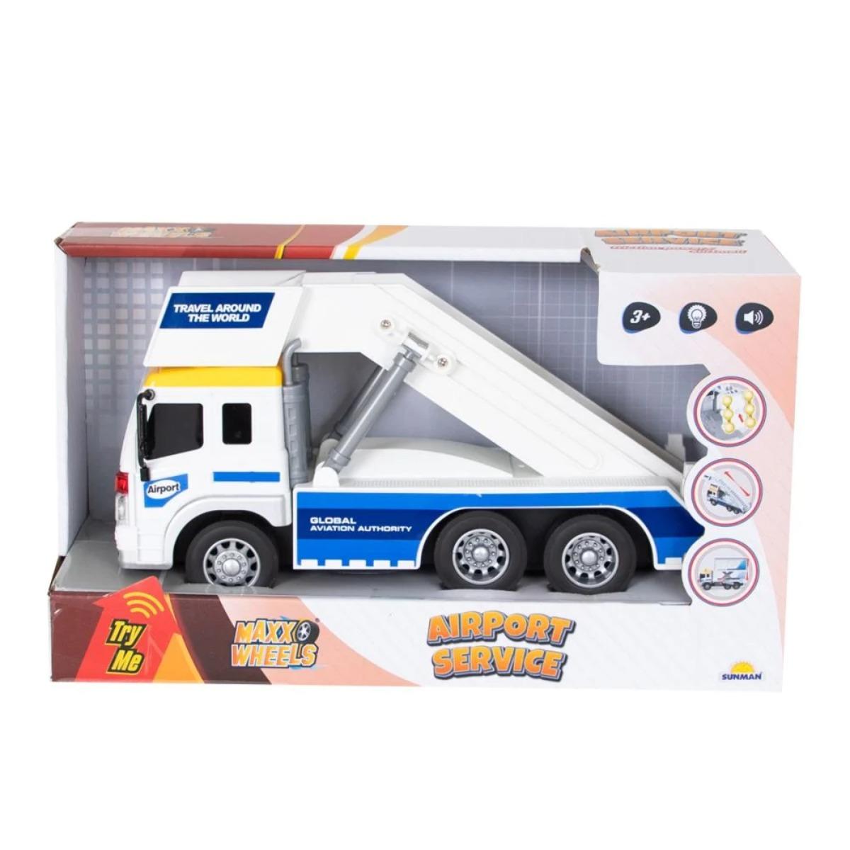 Maxx Wheels Uçak İkmal Aracı - Işık ve Ses Özellikli 1:16