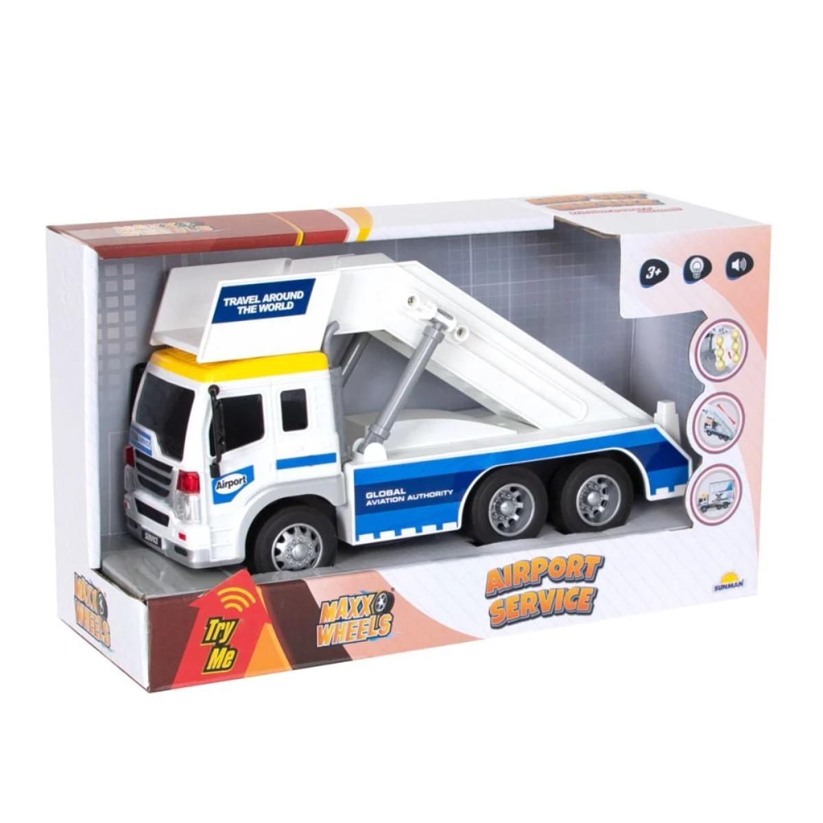 Maxx Wheels Uçak İkmal Aracı - Işık ve Ses Özellikli 1:16