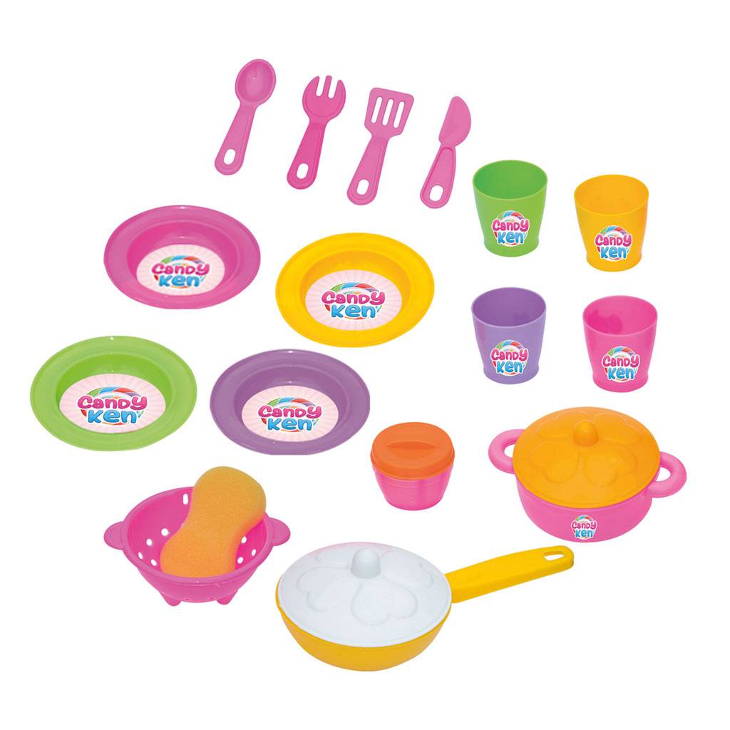 Candy ve Ken Bulaşıklık Seti