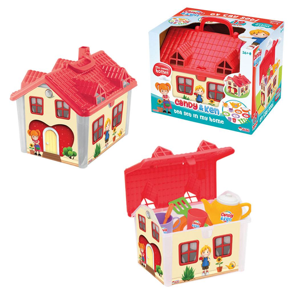 Candy ve Ken Ev ve Çay Set