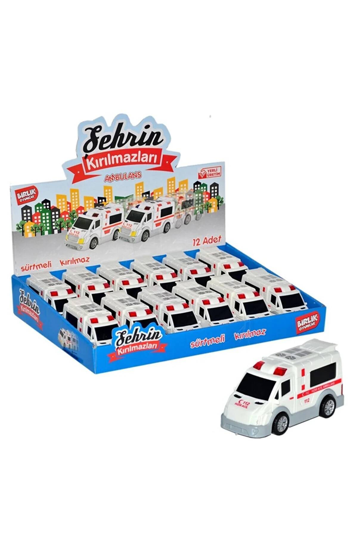 Şehrin Kırılmazları Sürtmeli Ambulans - 12 Cm