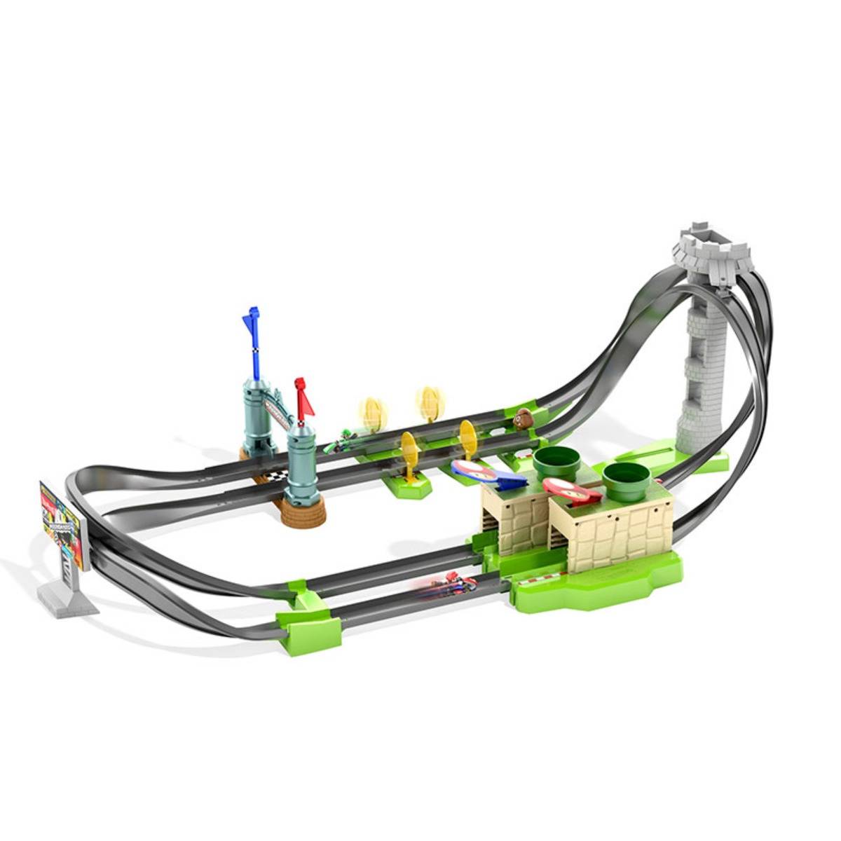 Hot Wheels Mario Kart Çılgın Dönüş Parkuru Yarış Seti