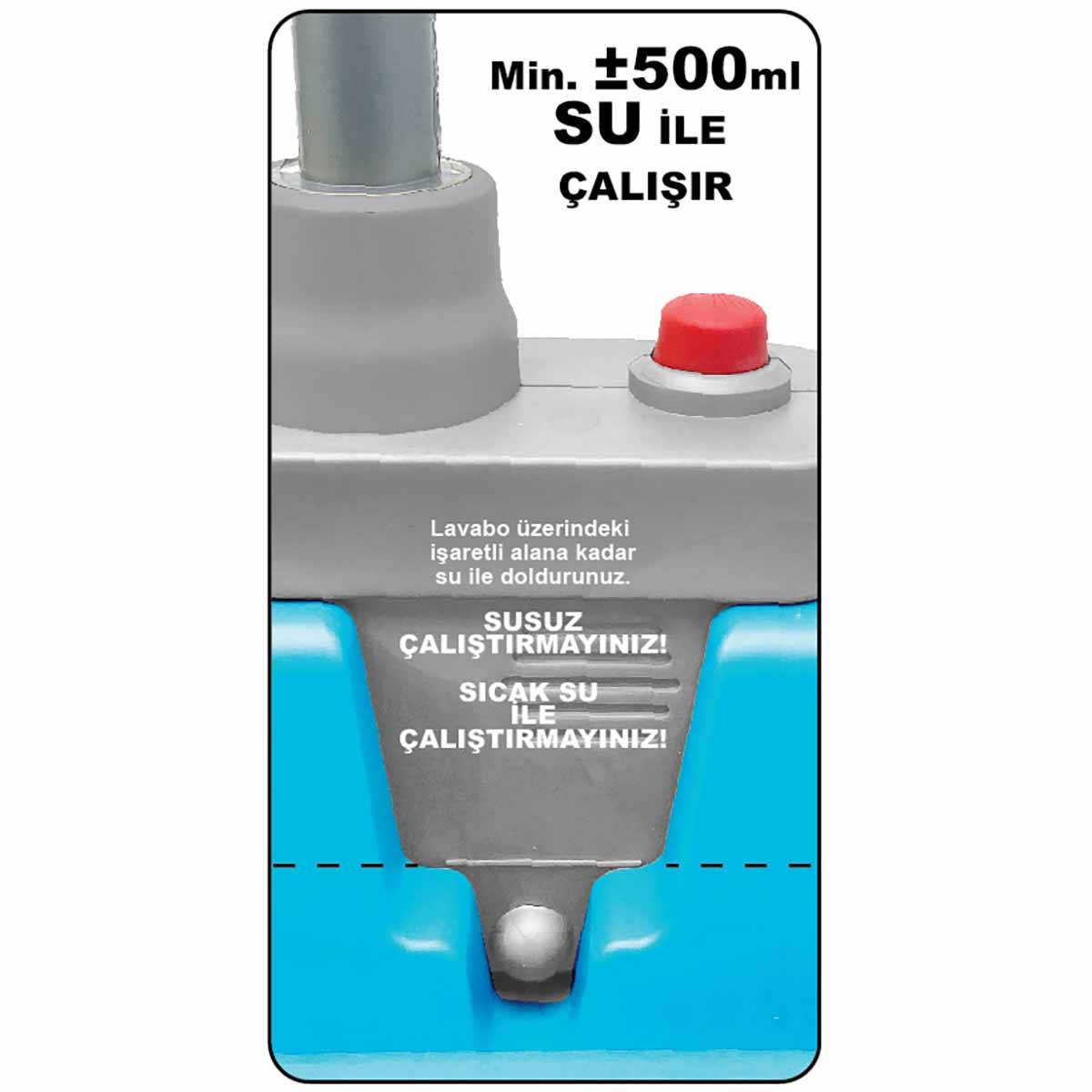 Modern Lavabo Mutfak Seti Mavi