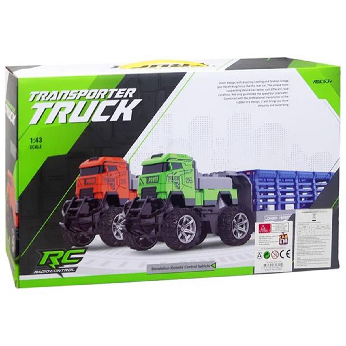 Uzaktan Kumandalı Şarjlı Konteynerlı Tır