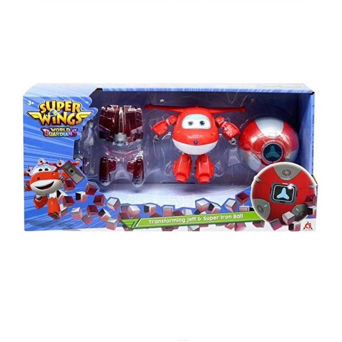 Harika Kanatlar Transforming Jett Super Iron Ball Figür