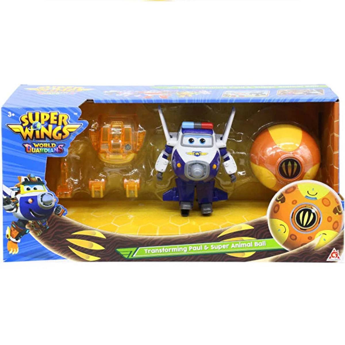 Harika Kanatlar Transforming Paul Super Animal Ball Figür