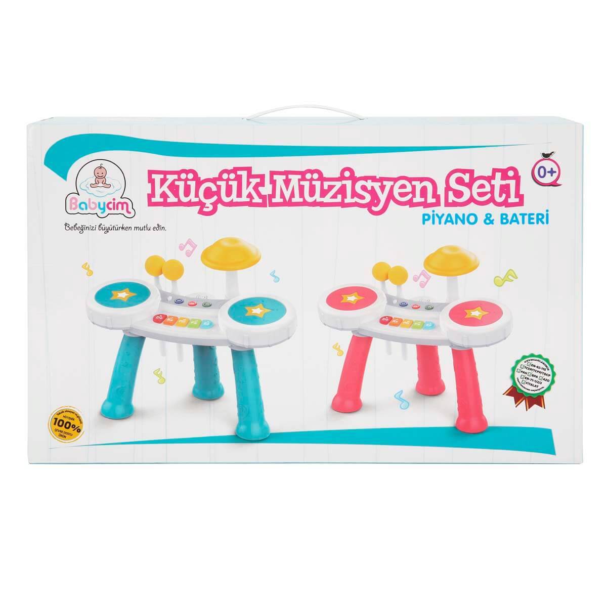 Küçük Müzisyen Seti Piyano ve Bateri