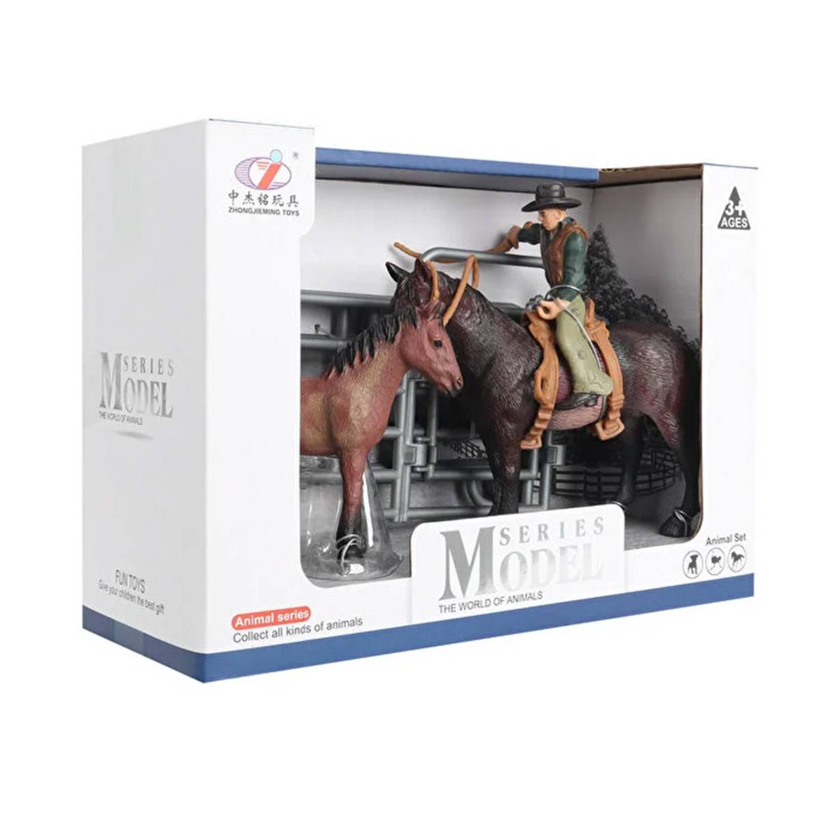 Çiftlik Hayvanları Kovboy At ve Tay Seti