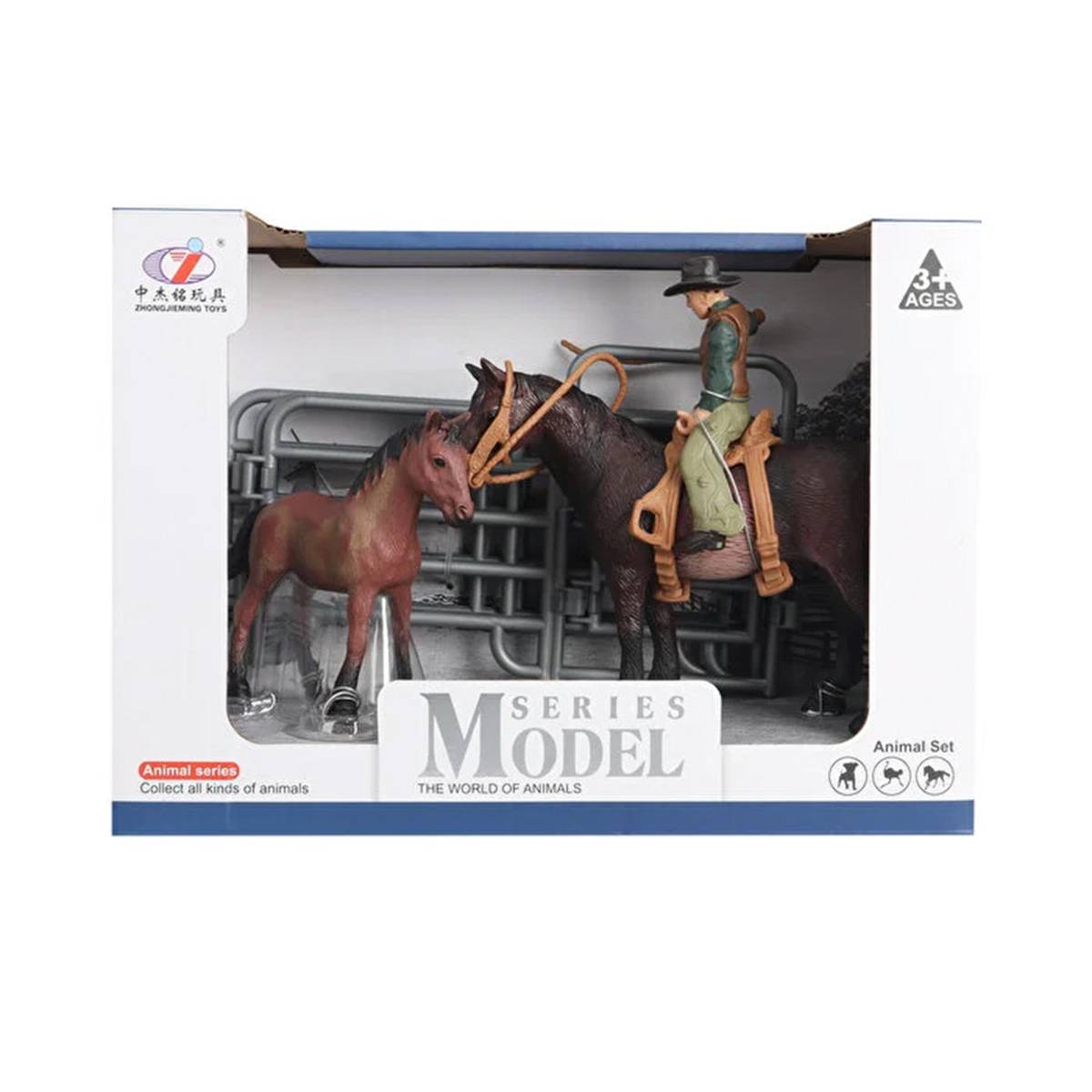 Çiftlik Hayvanları Kovboy At ve Tay Seti