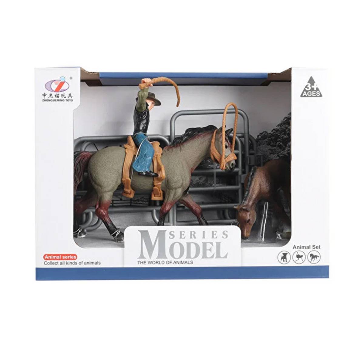 Çiftlik Hayvanları Kovboy At ve Tay Seti