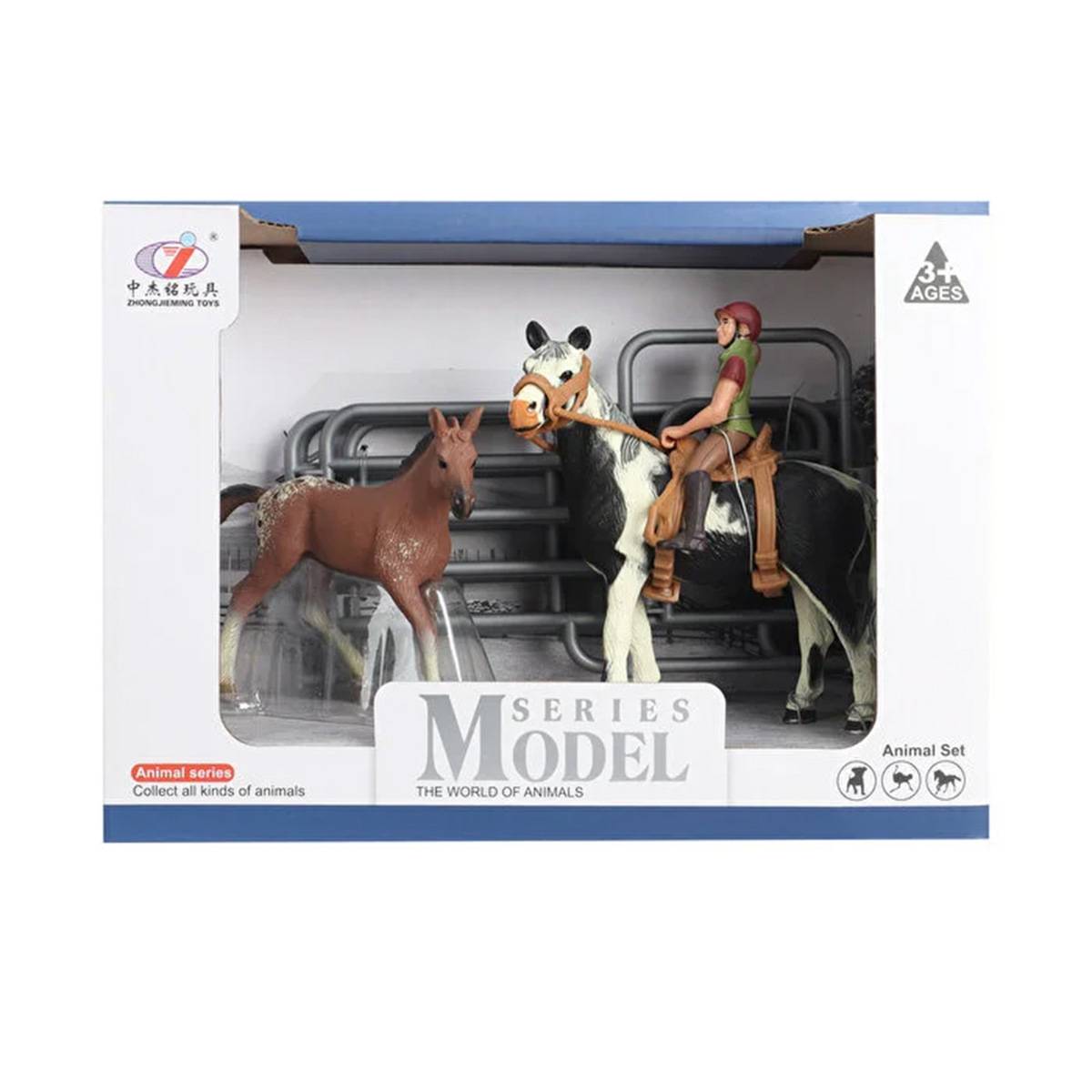 Çiftlik Hayvanları Kovboy At ve Tay Seti