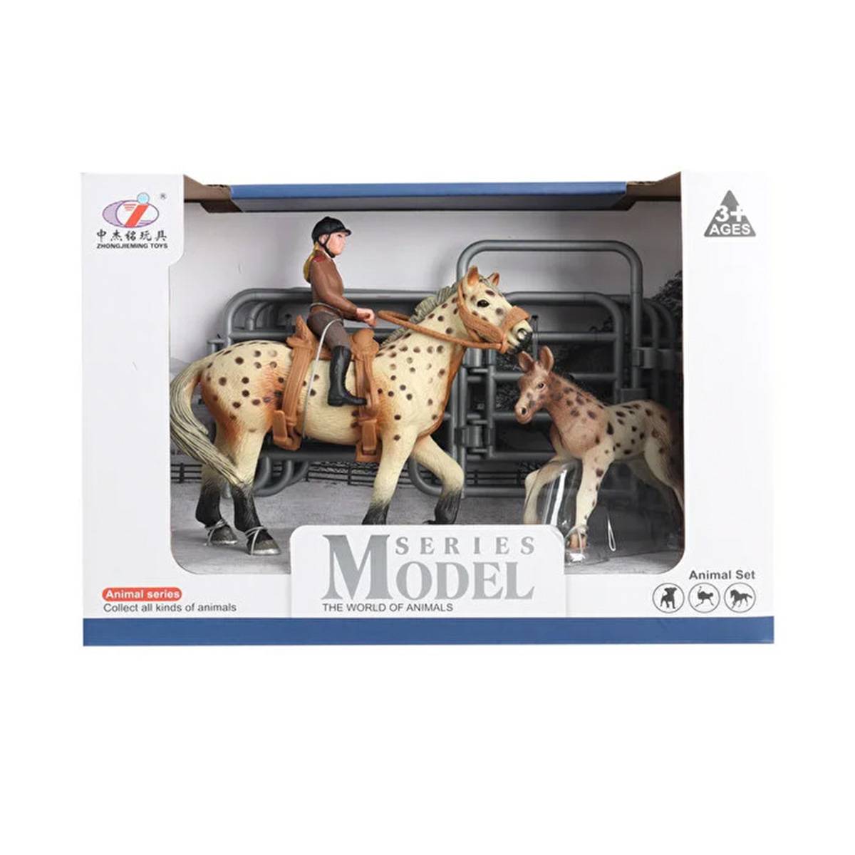 Çiftlik Hayvanları Kovboy At ve Tay Seti