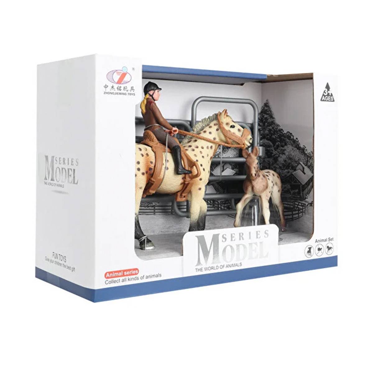 Çiftlik Hayvanları Kovboy At ve Tay Seti