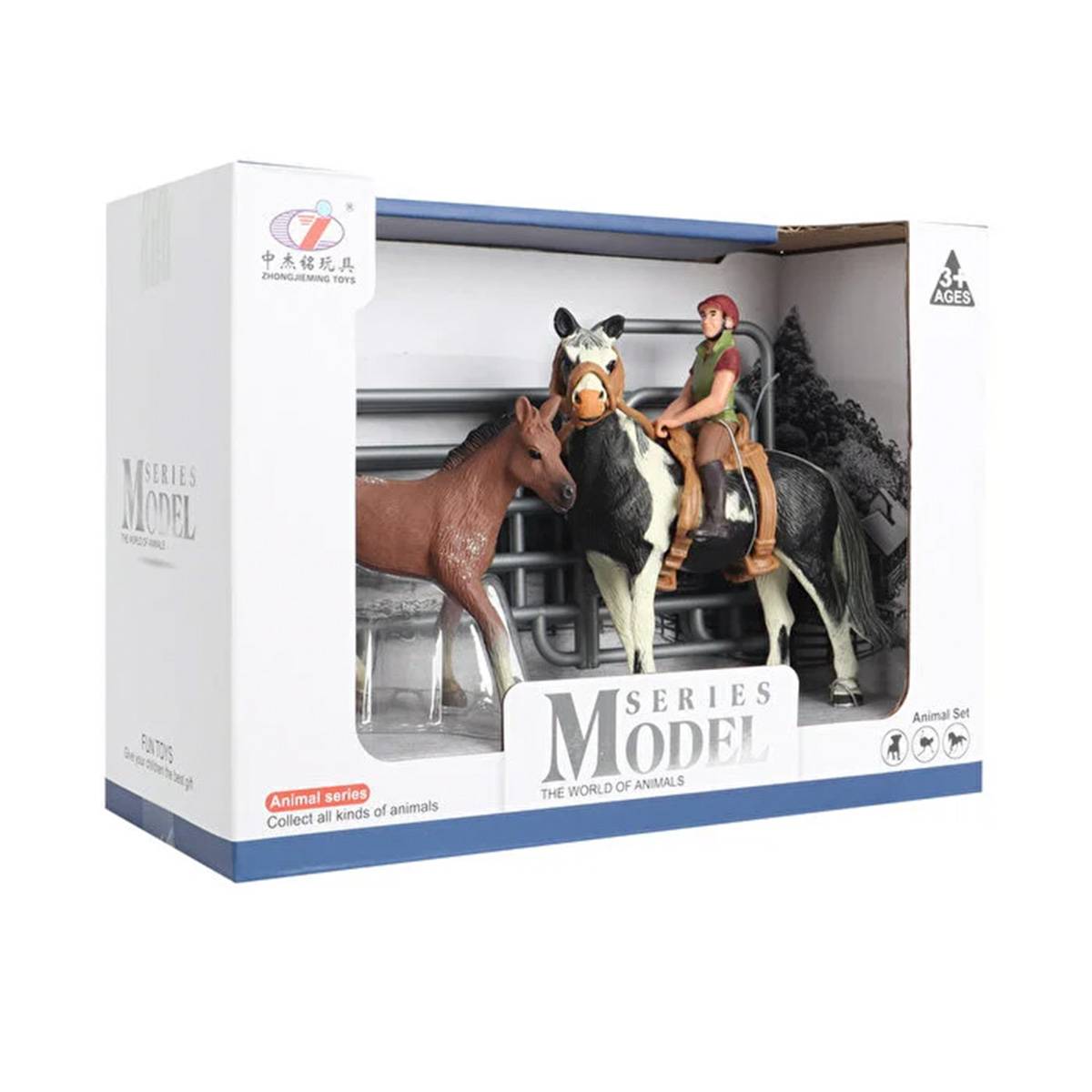 Çiftlik Hayvanları Kovboy At ve Tay Seti