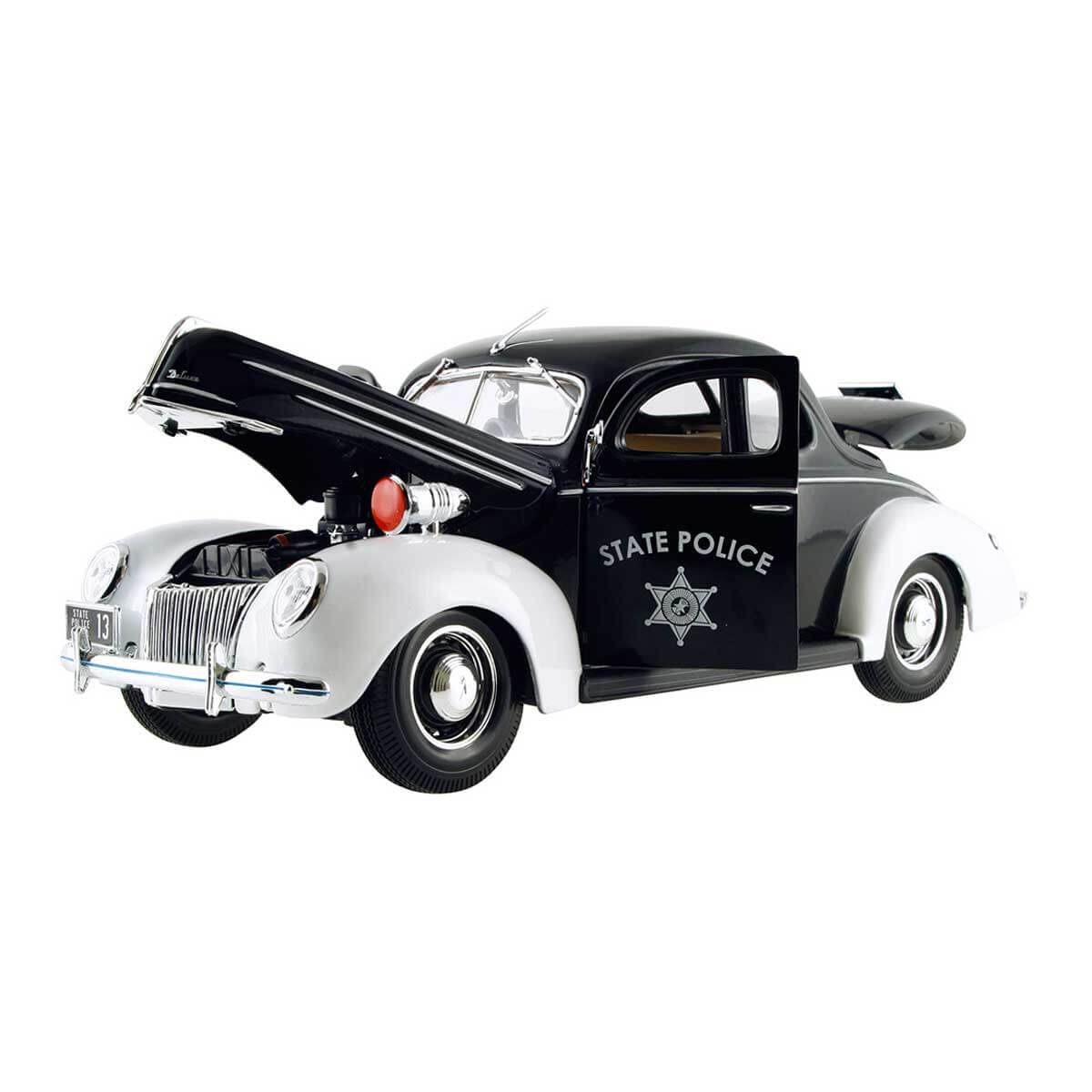 Maisto 1:18 Ford Deluxe Police 1939 Model Araba